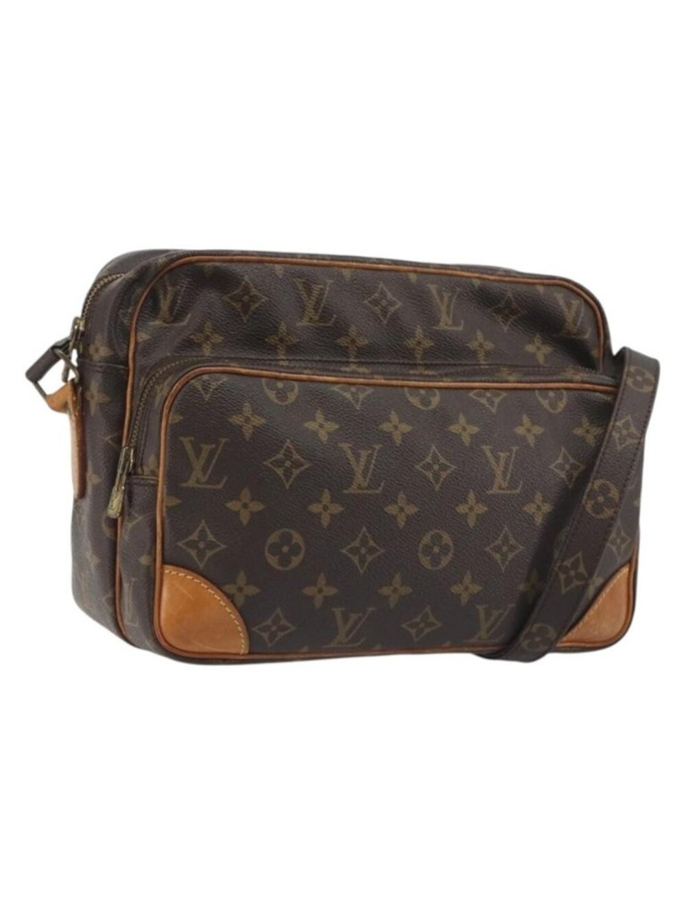 Authentic LOUIS VUITTON Monogram Nile Shoulder Bag M45244 LV